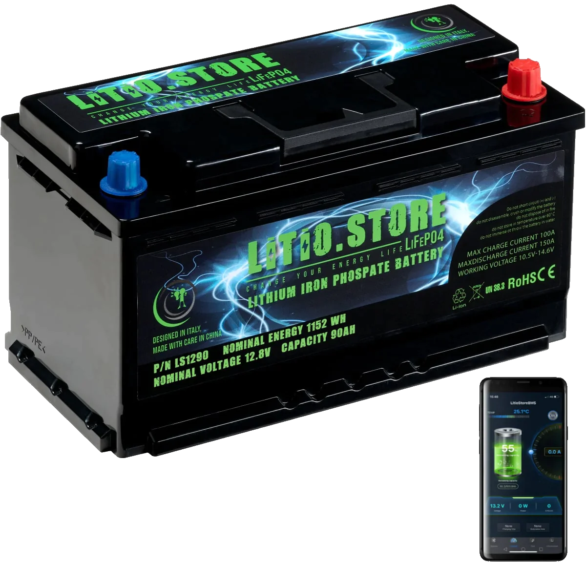 LITIO STORE batterie LiFePo4 tutte le taglie!!