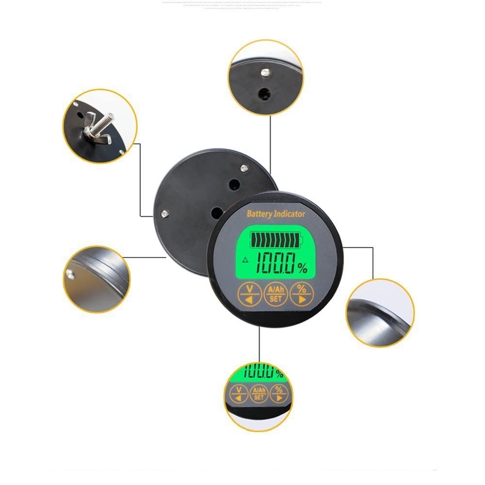 AiLi Misuratore stato di carica - Battery monitor - fino a 350A ECONOMICO MA OK