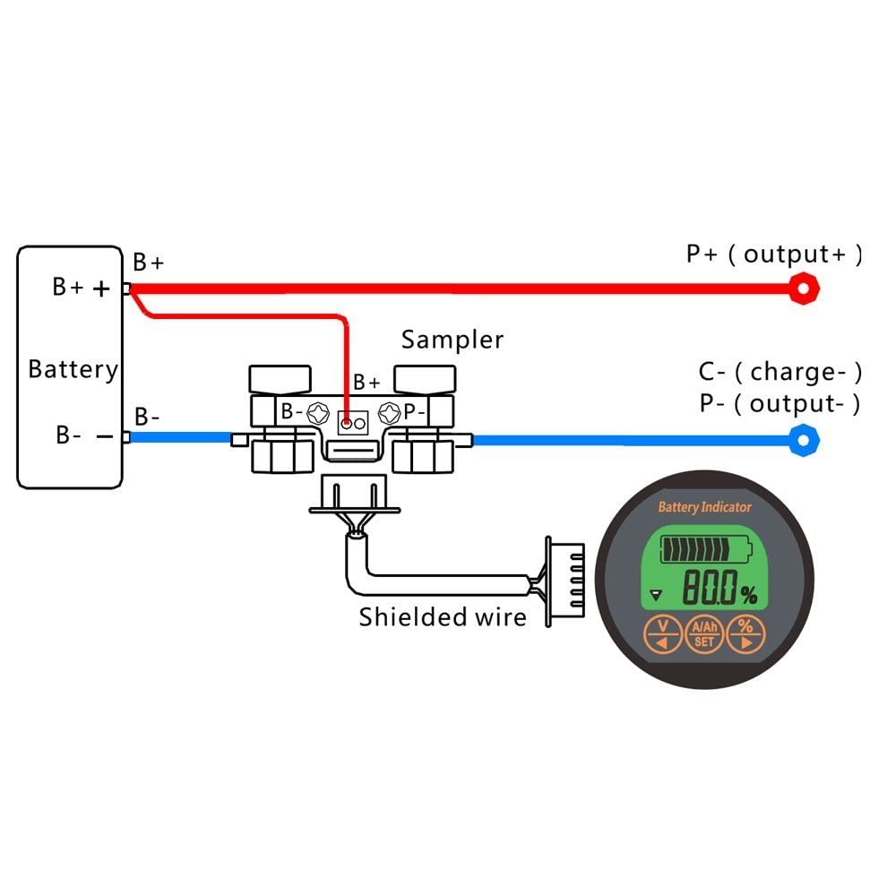 AiLi Misuratore stato di carica - Battery monitor - fino a 350A ECONOMICO MA OK
