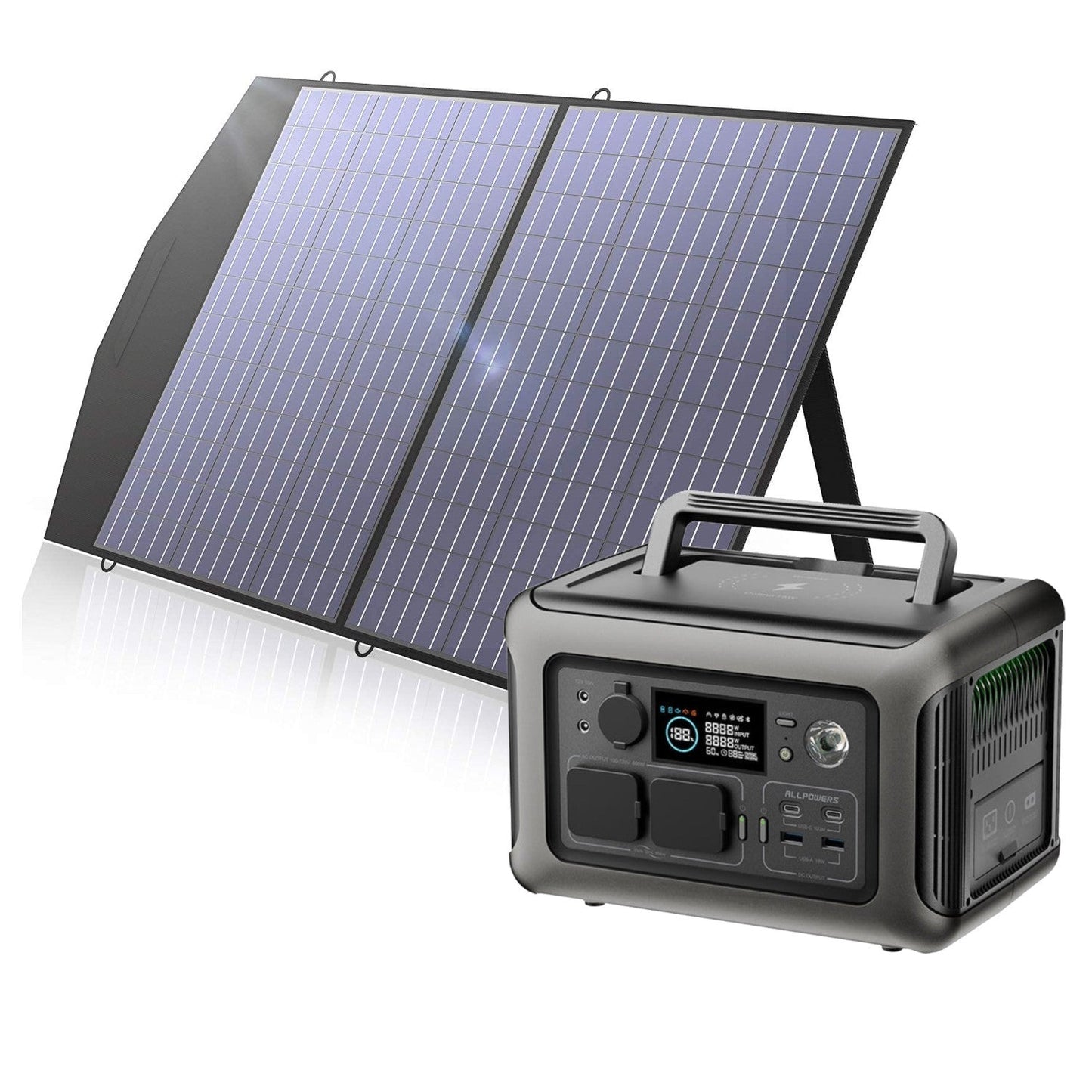 ALLPOWERS R600 Stazione di alimentazione portatile 600W 299Wh Batteria LiFeP04