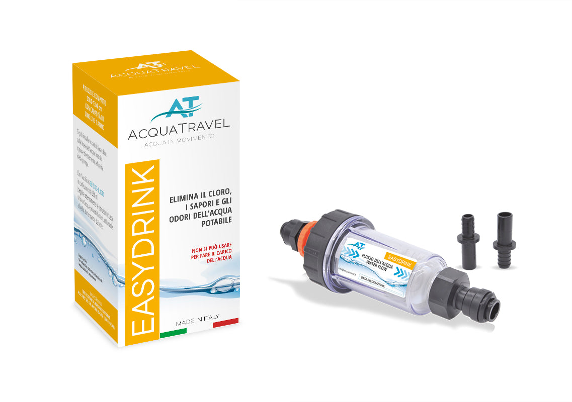 AcquaTravel Easy Drink Filtro a carboni attivi in fibra di cocco