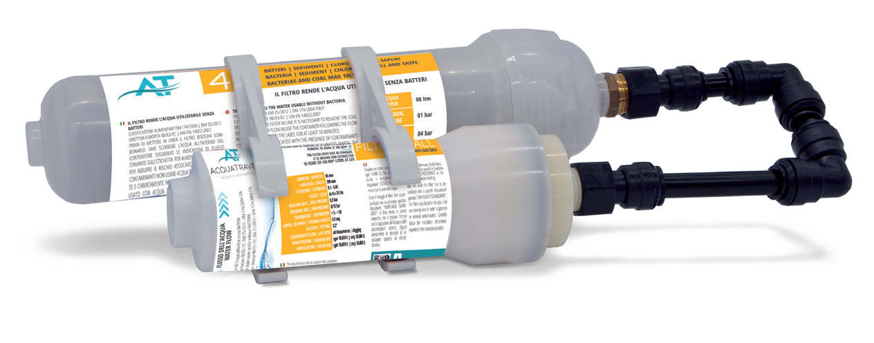 AcquaTravel KIT FILTRO SMALL + FILTRO 4X1 durata 10.000litri!