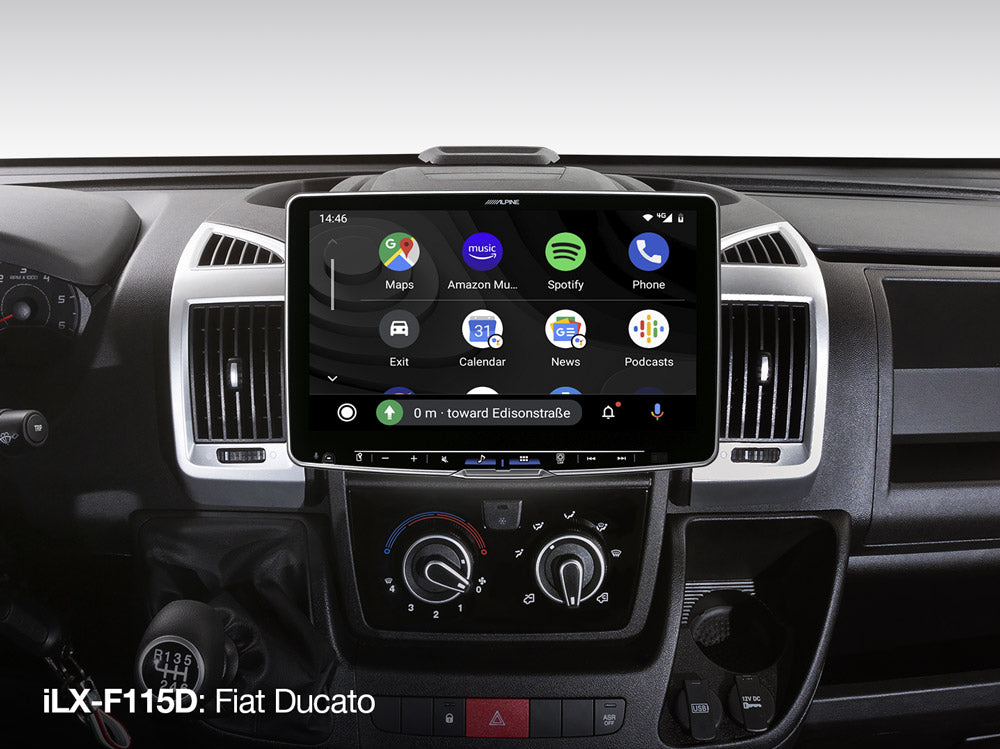 Alpine Halo 11 iLX-F115D KIT DUCATO X250 X290 senza radio originale