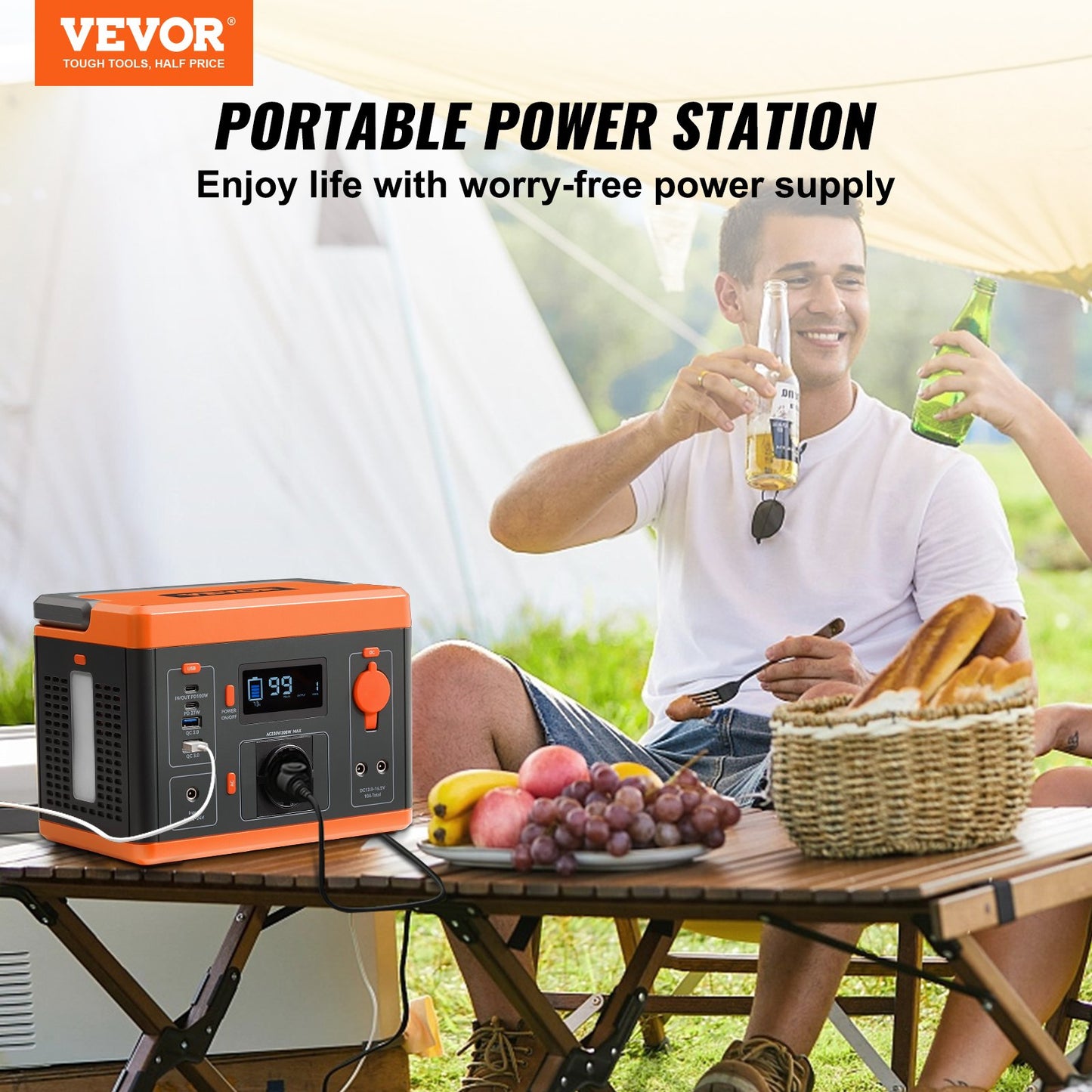 VEVOR PowerStation 296Wh 300W