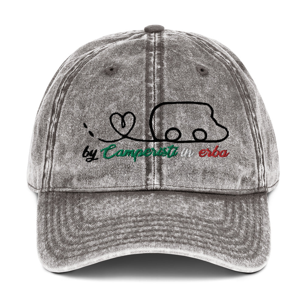 Cappello Visiera con ricamo bianco