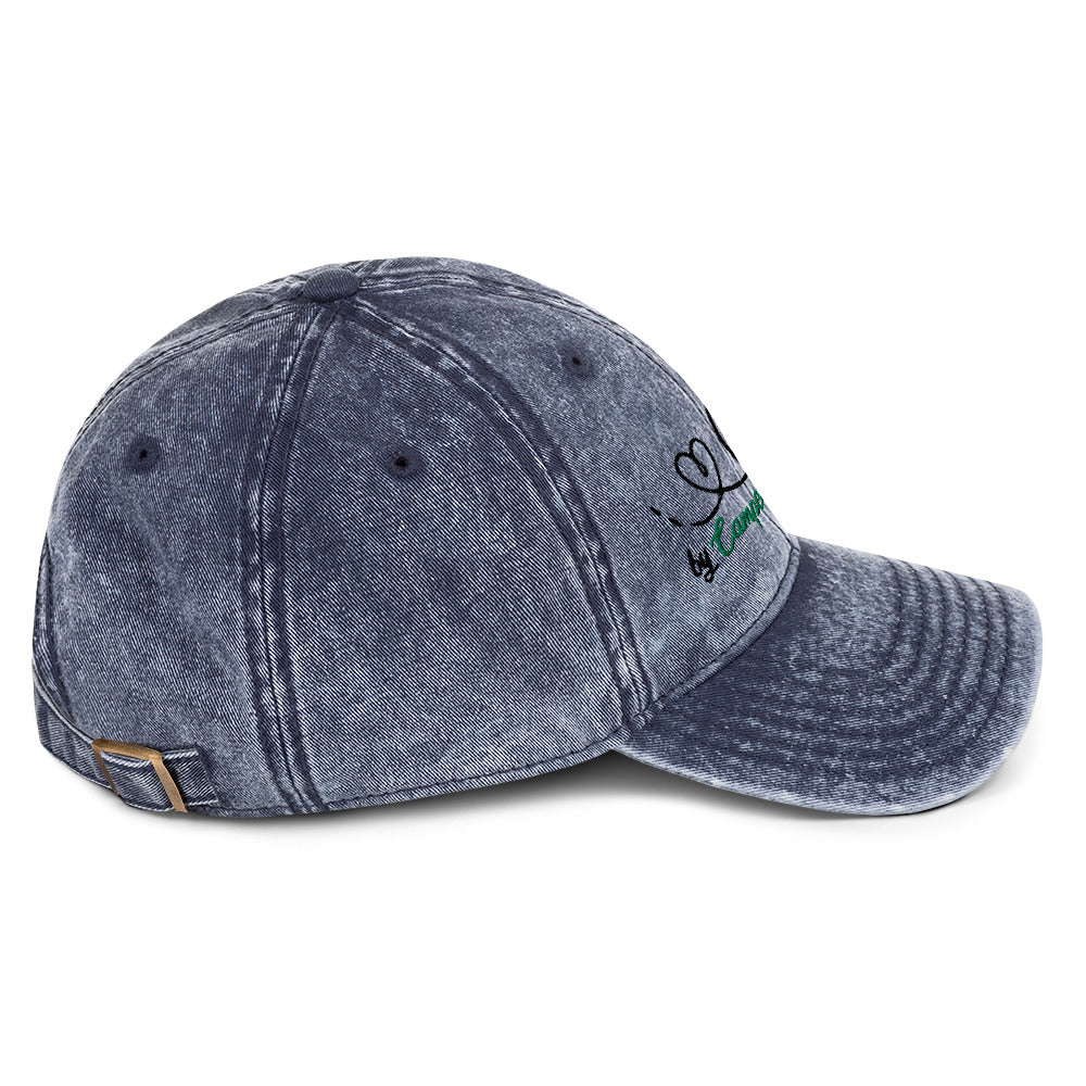 Cappello Visiera con ricamo bianco