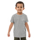 T-shirt in cotone organico per bambini stampa bianca